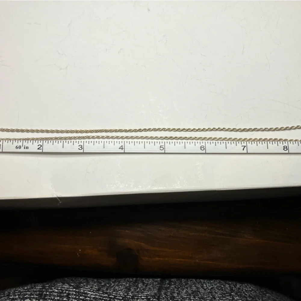 Gorgeous Sterling Silver rope chain. Lobster claw clasp. Made in Italy.